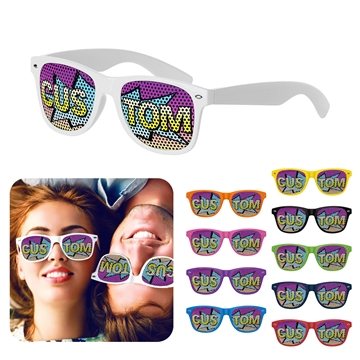 Image of 300 Custom Full Color Sunglasses - UV Protection & Eco-Friendly
