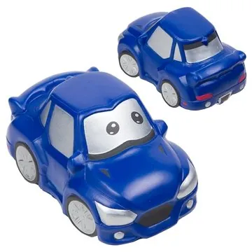 Image of 100 Promotional Cute Car Blue - Stress Reliever - Polyurethane