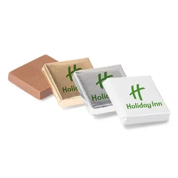 Image of 1200 Promotional Chocolate Squares - Milk & Dark