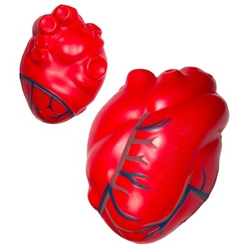 Image of 100 Customized Heart With Blue Veins - Stress Reliever - ...