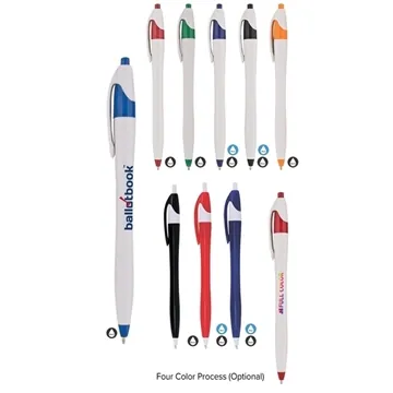 Image of 300 Customized Archer2 Pen w/ Colored Accents - High Gloss