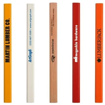 Image of 500 Customized Jo-Bee Carpenter Pencil - USA Made