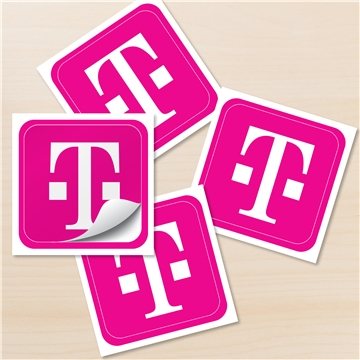 3 x 3 Rounded Corner Sticker - Moisture Resistant & Durable