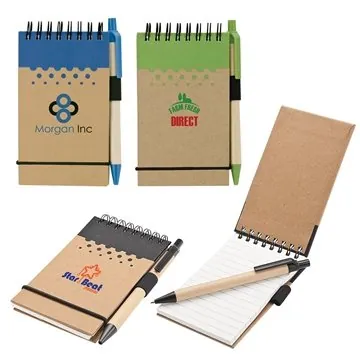 Image of 75 Custom Chou Mini Jotter & Pen - Hardcover & Elastic Closure