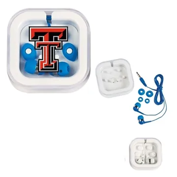 100 Promotional Earbuds In Case - Universal & 48-inch Cord