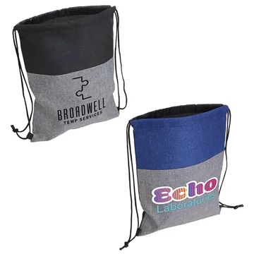 Image of 150 Promotional Quill Drawstring Backpack - Polypropylene & Nylon