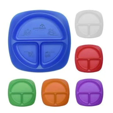 Children's Portion Plate - BPA Free & Microwave Safe