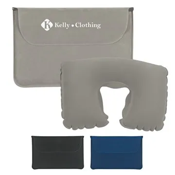 Image of 100 Custom Travel Neck Pillow - Inflatable