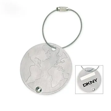 Image of 50 Customized World Traveler Globe-Shaped Security ID Luggage Tag ...
