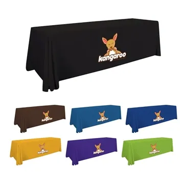 Image of 1 Promotional 8' Standard Table Throw (Full-Color Front Only) - ...