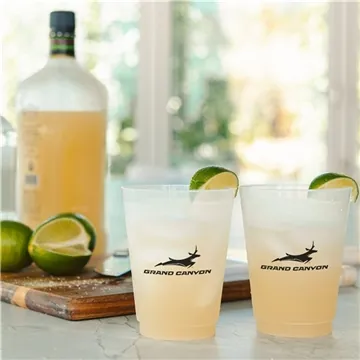 Image of 500 Custom 16 oz Frost Flex Stadium Cup - BPA Free & USA Made