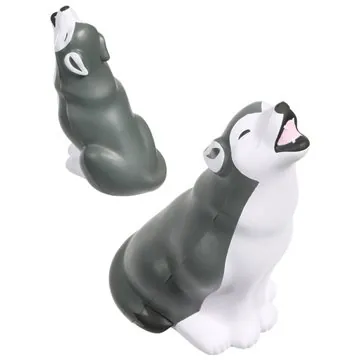 Image of 100 Promotional Gray Wolf - Stress Reliever - Polyurethane