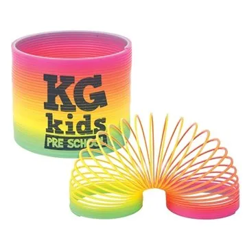 Image of 240 Promotional Rainbow Coil Spring - Slinky Action