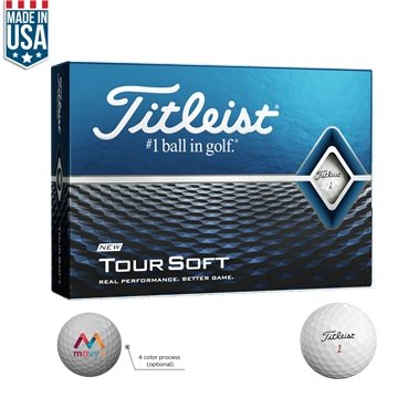 Image of 3 Customized Titleist Tour Soft Golf Ball - Pro Performance