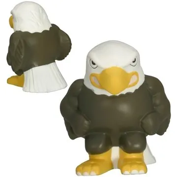 Image of 100 Customized Eagle Mascot - Stress Reliever - Polyurethane