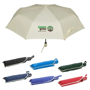 Horizon 44 Arc Auto Open + Close Portable Umbrella - Pongee & Fiberglass Frame