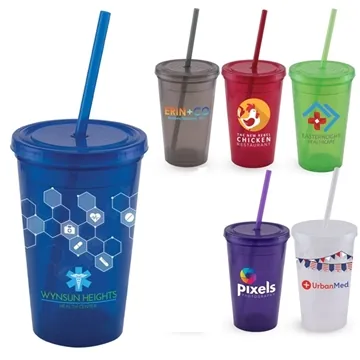 Image of 60 Customized Explore - 16 oz Double Wall Tumbler - ColorJet - BPA ...