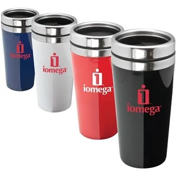 Image of 144 Customized BRAWLEY - 16 OZ TRAVEL TUMBLER - Stainless Steel & ...