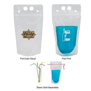 17oz Drink Pouch - Reusable & Freezable