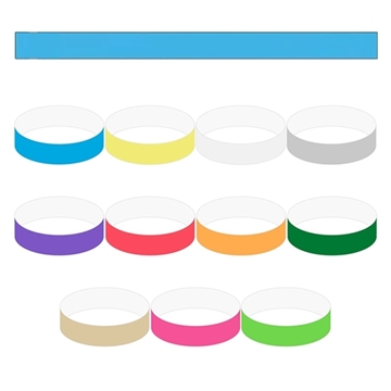 3/4 Tyvek Wristband - Waterproof