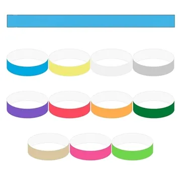 250 Customized 3/4" Tyvek Wristband - Waterproof