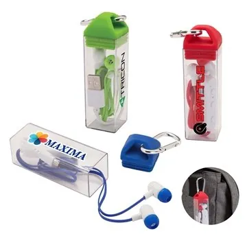 50 Promotional Hail Storm Bluetooth Earbuds - Tangle Free & 30ft ...