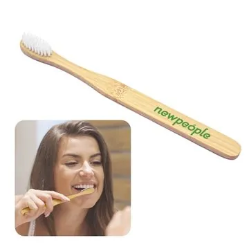 Image of 500 Customized Bamboo Toothbrush - Sustainable
