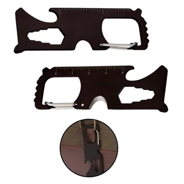 Image of 50 Promotional Click 10-in-1 Multi-Function Tool - Carabiner & ...