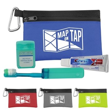 Premium Toothbrush Kit - Carabiner Clip