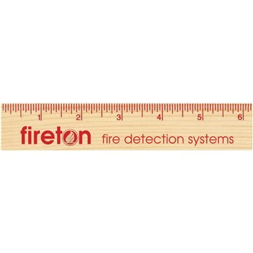 Image of 1000 Custom 6" Natural Finish Ruler - USA Made