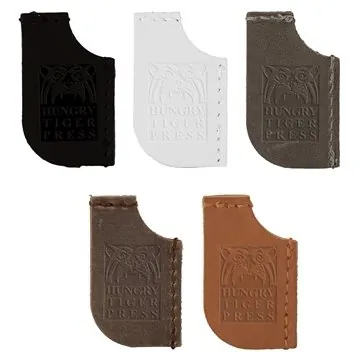 Image of 50 Promotional Dogear Leather Corner Bookmark - USA Made