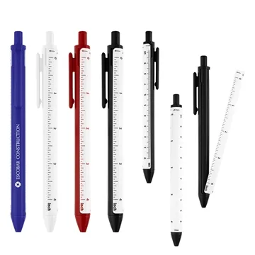Customized Straight Line Pen with Ruler