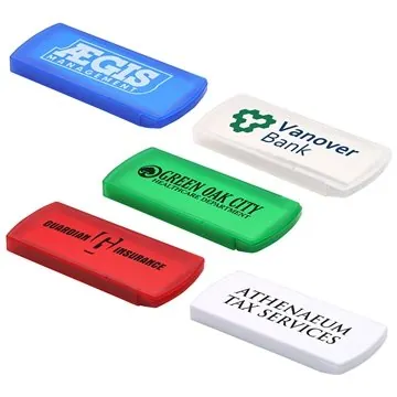 Image of 300 Promotional Slide-Right Bandage Dispenser - Pocket Size