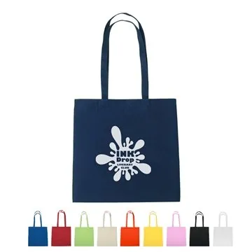 Image of 150 Customized 100% 4 oz. Cotton Tote Bag - 30" Handles