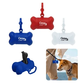 Image of 400 Promotional Waste Bag Dispenser - Clip On & Biodegradable