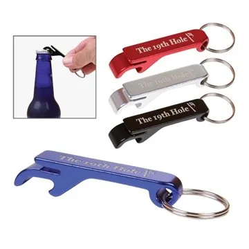 Image of 100 Custom Aluminum Bottle Opener - Keychain