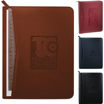 Image of 24 Customized Pedova Zippered UltraHyde Padfolio with FSC Mix ...
