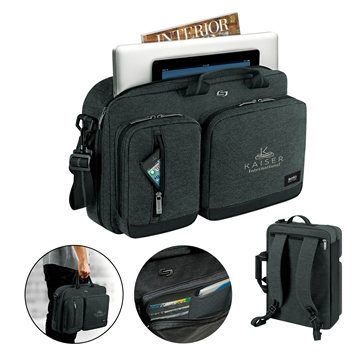 Solo NY® Duane Hybrid Briefcase - Convertible & Laptop Compatible