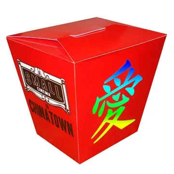 Image of 100 Custom Full Color Chinese Take-Out Style Box - Event Ready