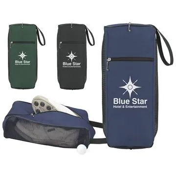 Image of 50 Custom Golf Mesh Shoe Bag - Ventilated