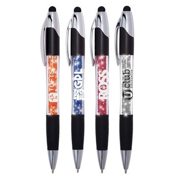 Image of 100 Custom Geode Illuminated Stylus Pen - Ergonomic