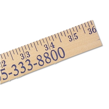Image of 250 Customized Heavy-Duty Yardsticks - Natural Finish