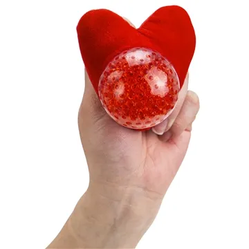 Image of 100 Promotional Stress Buster Heart - Gel Filled & Plush