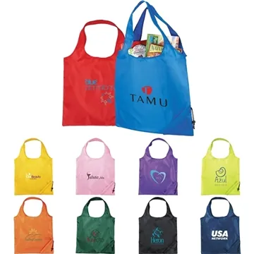 Image of 50 Custom Bungalow Foldaway Shopper Tote - Polyester