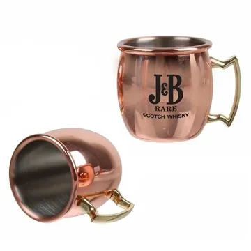 Image of 100 Promotional Moscow Mule Shot - Stainless Steel Lined