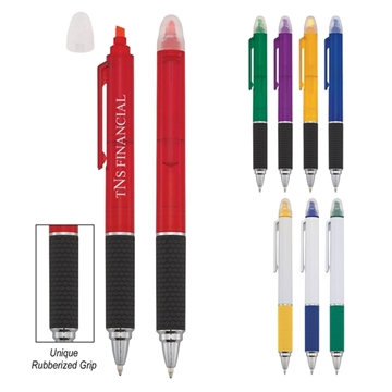 Sayre Highlighter Pen - Rubber Grip