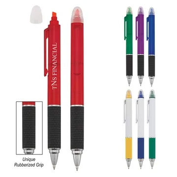 Sayre Highlighter Pen - Rubber Grip