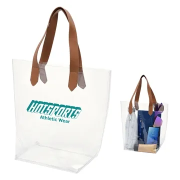 Image of 25 Customized Accord Clear Tote Bag - PVC