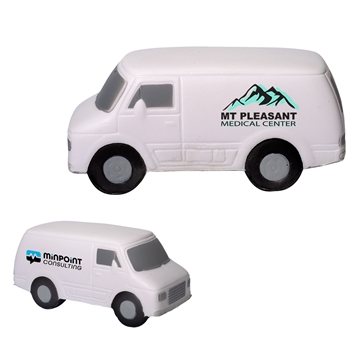 Image of 200 Customized Van Shape Stress Stress Ball - Polyurethane