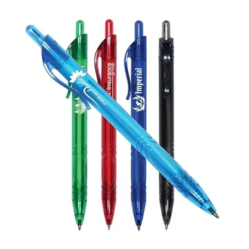 Image of 250 Custom Revive Click Pen - Recycled & Transparent